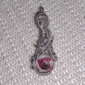 Mexican Cantera matrix Opal  pendant